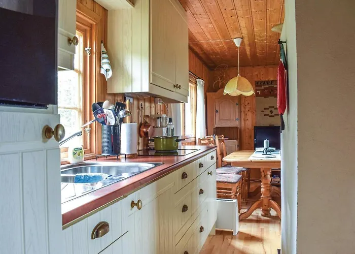 Stunning In With Kitchen Feriehus Sjusjoen